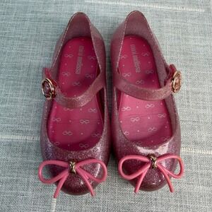 Mini Melissa Toddler Girl's 9 Sweet Love Mary Jane Ballerina Flats Jelly Shoes
